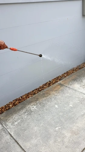 Apply chemical concrete remover