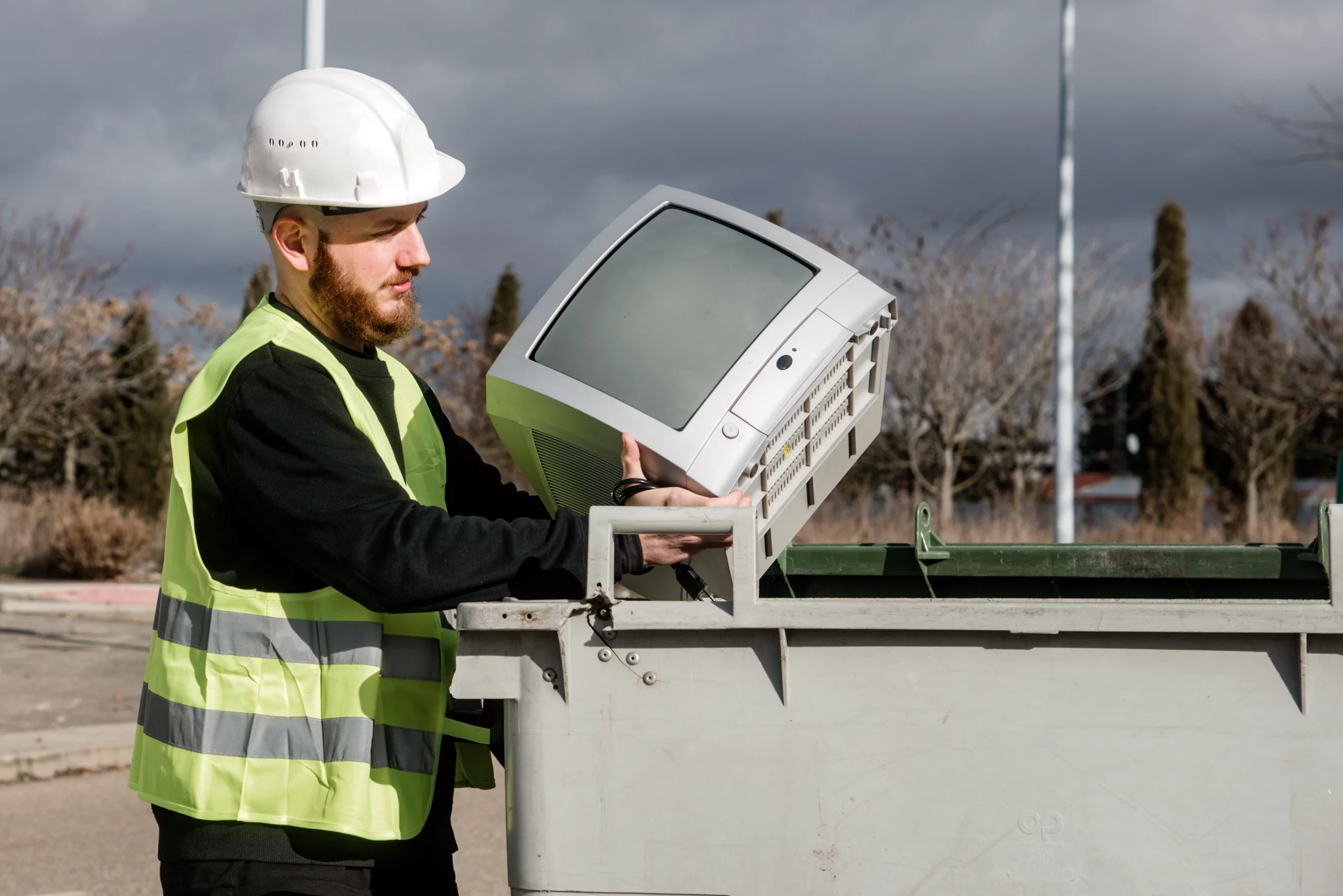 e-waste dumpster 